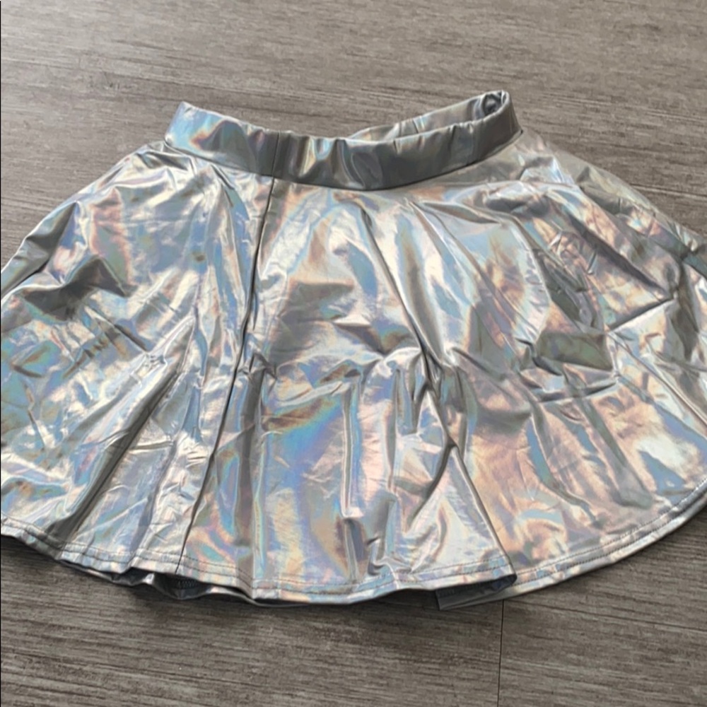 Metallic skirt